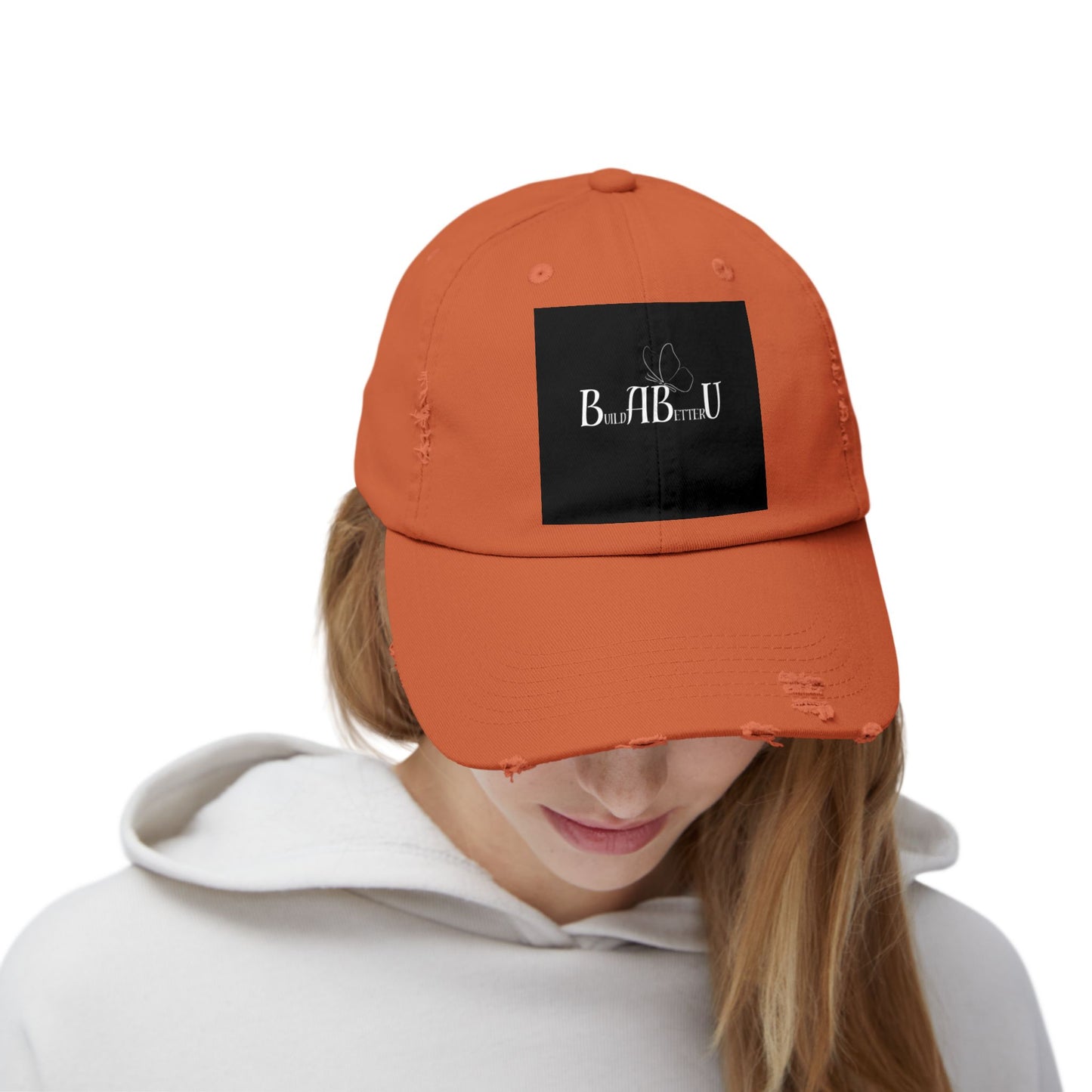 Unisex Distressed Cap Bearing- BuildABetterU