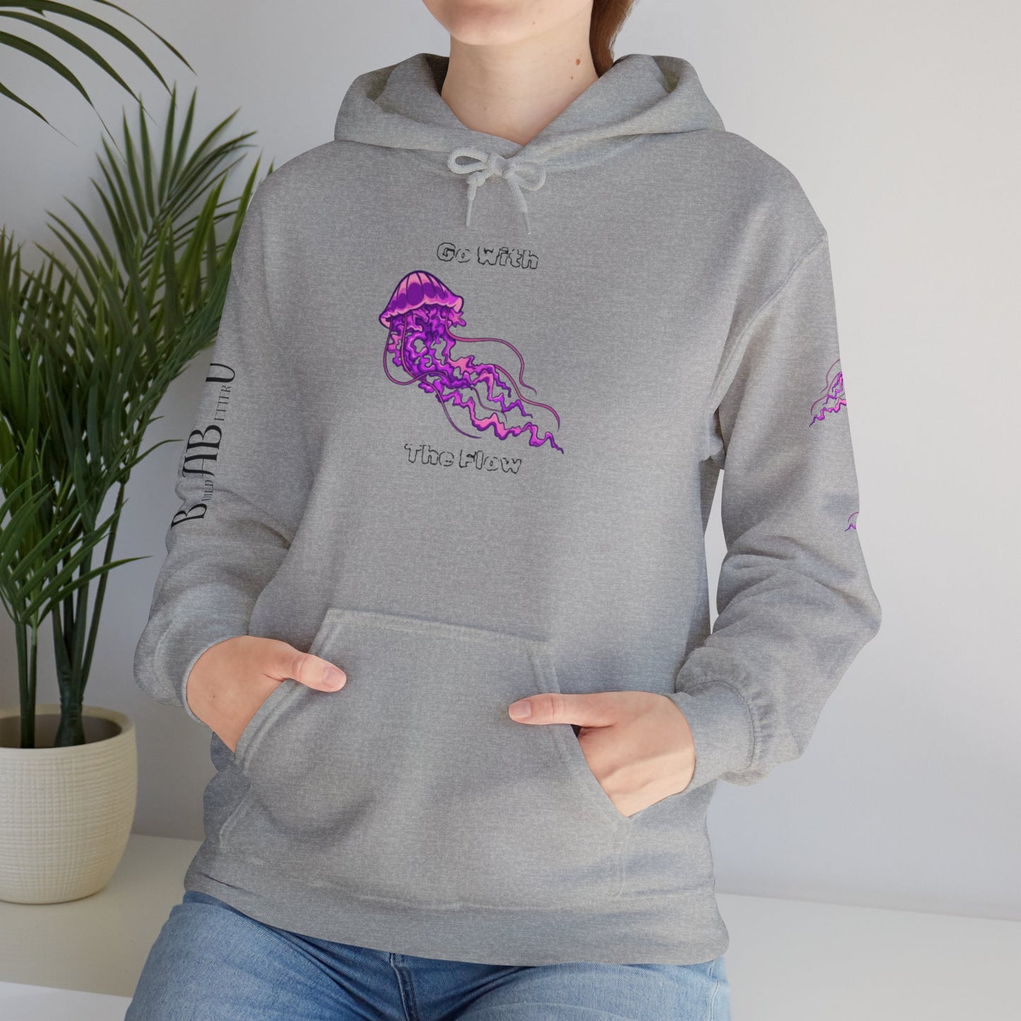 Vibrant Jellyfish Graphic Hoodie - Unisex Heavy Blend™