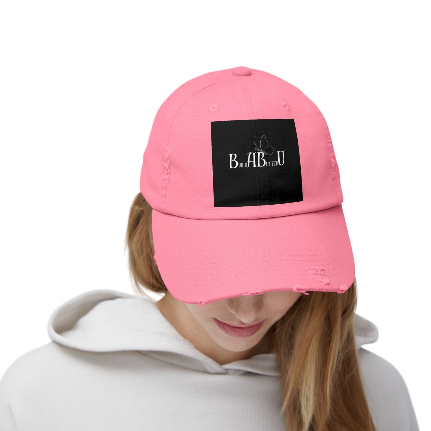Unisex Distressed Cap Bearing- BuildABetterU