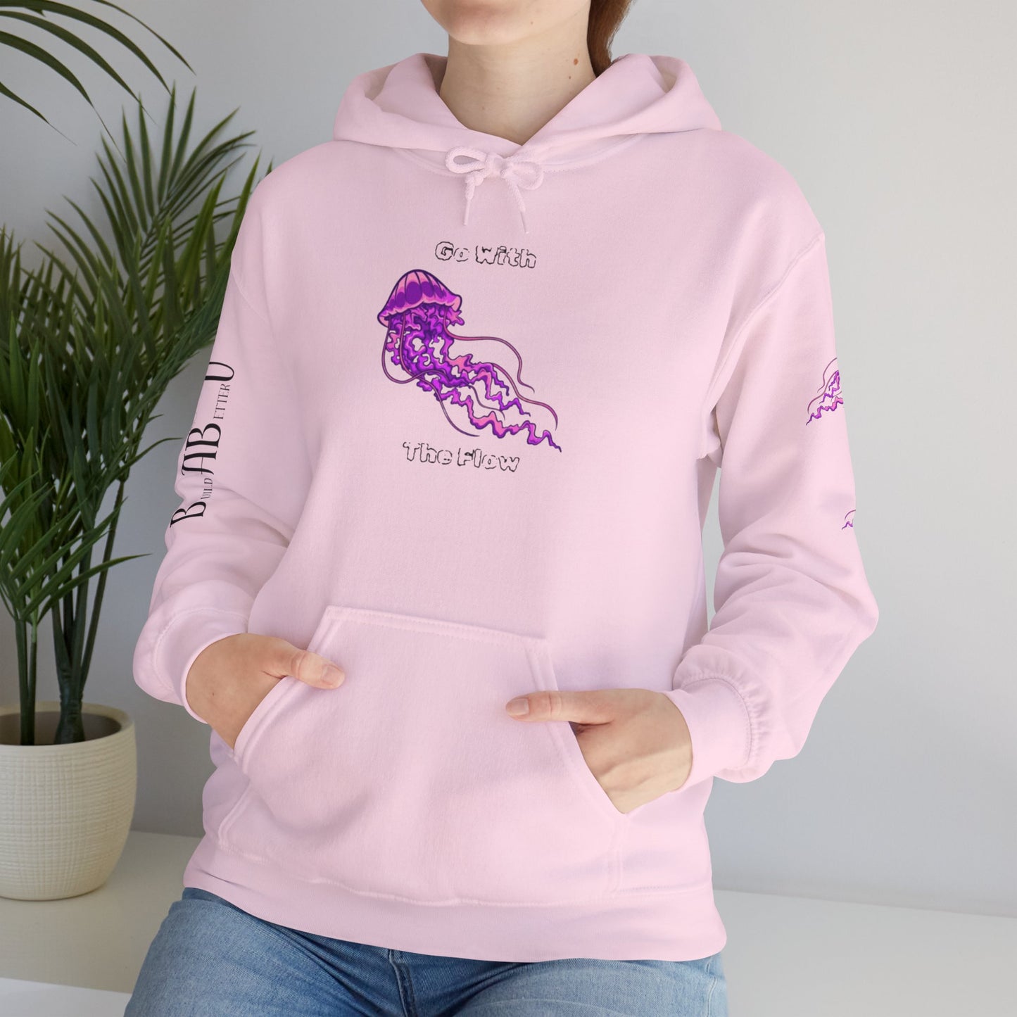 Vibrant Jellyfish Graphic Hoodie - Unisex Heavy Blend™