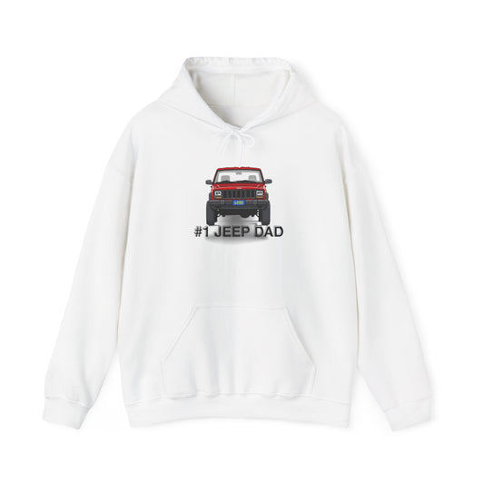 #1 Jeep Dad Sweatshirt - Unisex Heavy Blend Hoodie