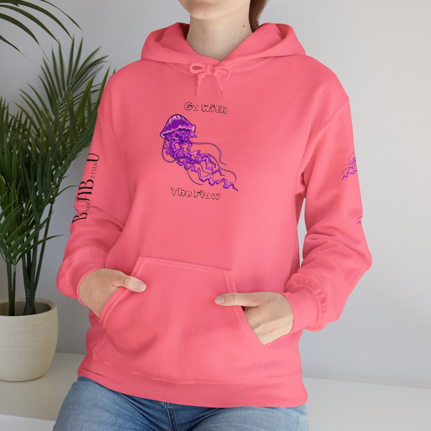 Vibrant Jellyfish Graphic Hoodie - Unisex Heavy Blend™