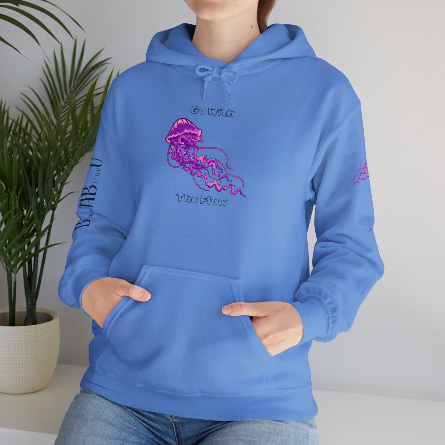 Vibrant Jellyfish Graphic Hoodie - Unisex Heavy Blend™