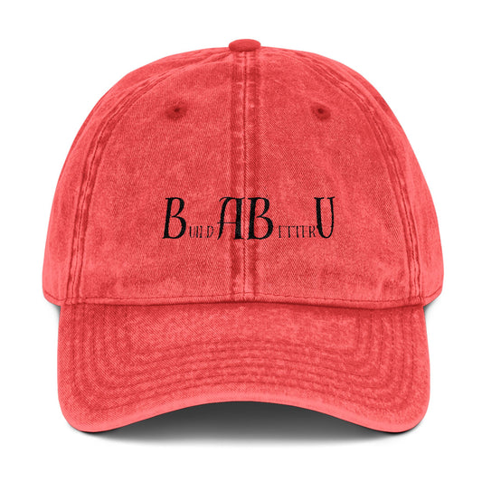 BuildABetterU Vintage Embroidered Cap - Stylish Everyday Accessory
