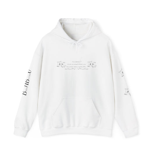 "Grow so much you become unrecognizable."- Inspirational Unisex Floral Hoodie