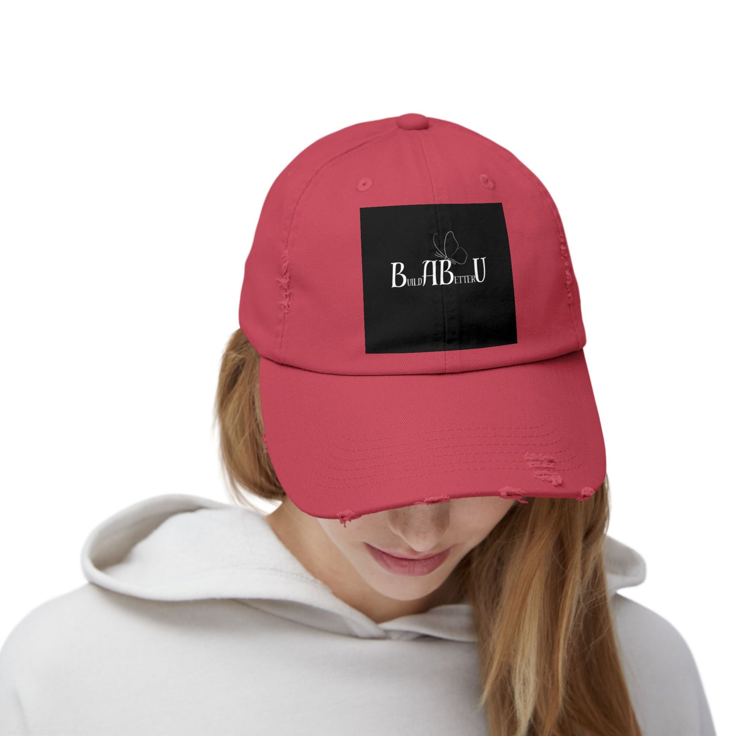 Unisex Distressed Cap Bearing- BuildABetterU