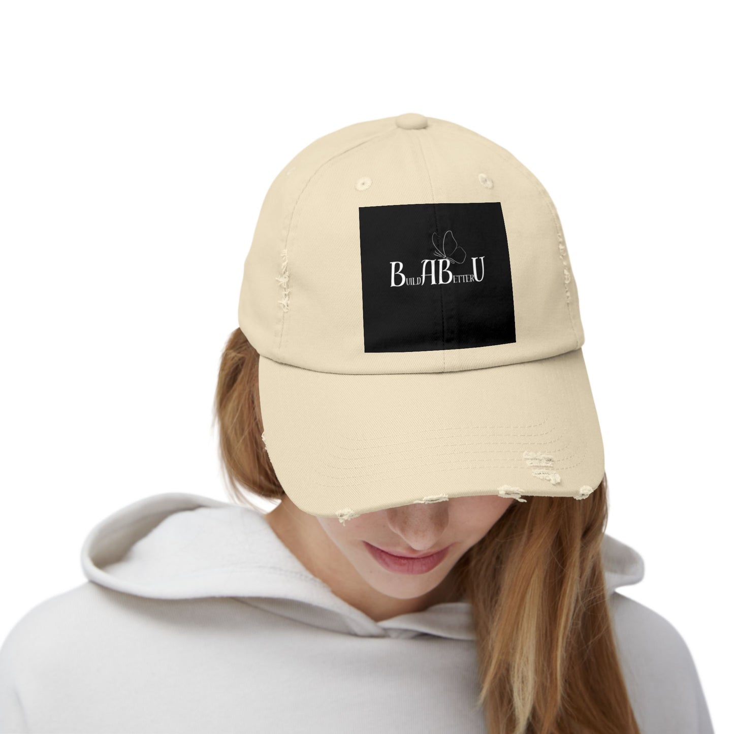 Unisex Distressed Cap Bearing- BuildABetterU
