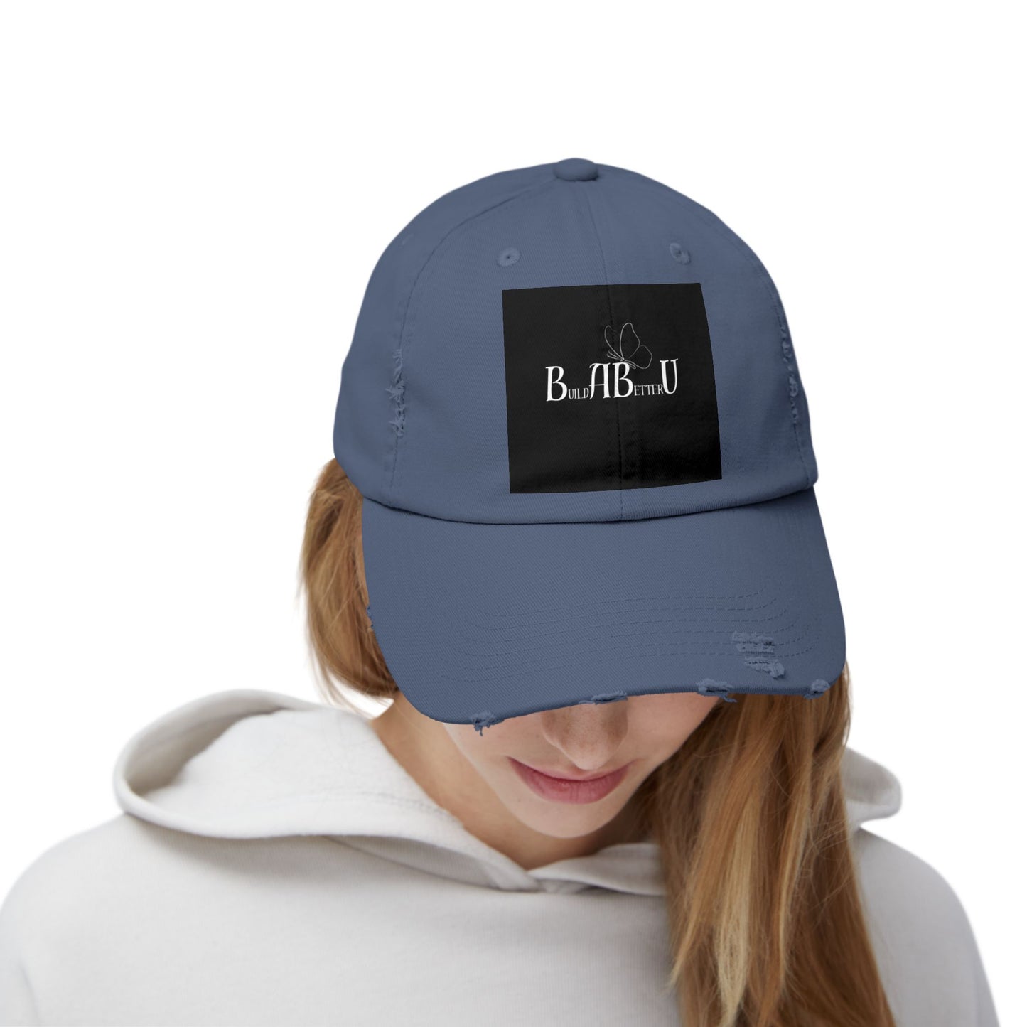 Unisex Distressed Cap Bearing- BuildABetterU