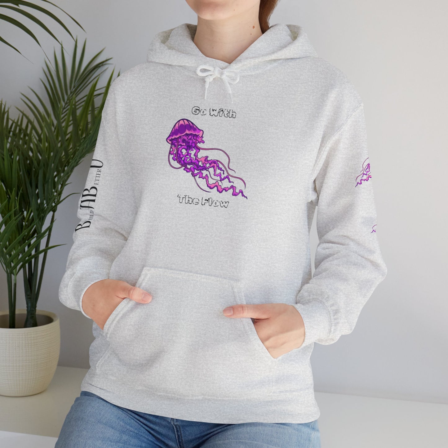 Vibrant Jellyfish Graphic Hoodie - Unisex Heavy Blend™