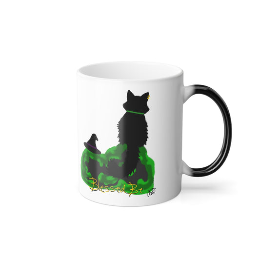 Witchy "Blessed Be" Color Changing Mug