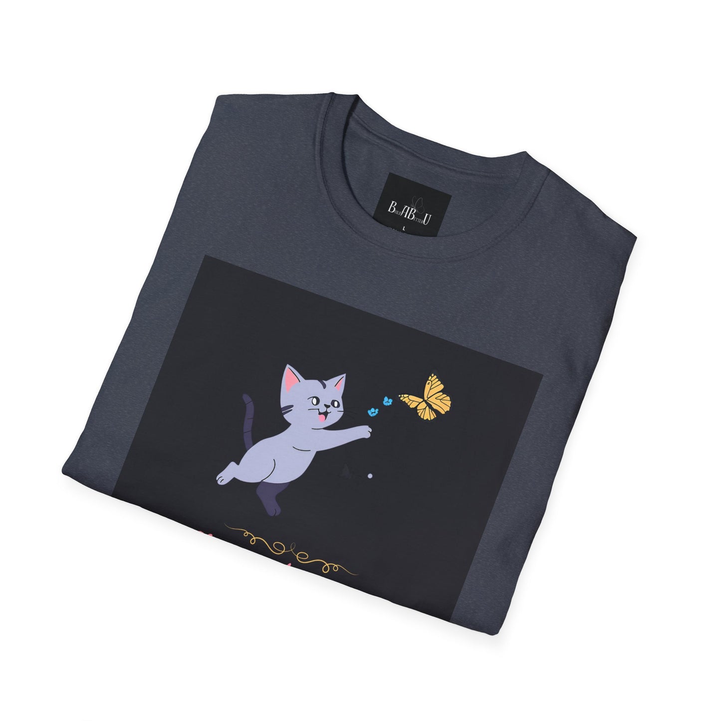 Chase Dreams Cat T-Shirt - Unisex Softstyle Tee for Cat Lovers