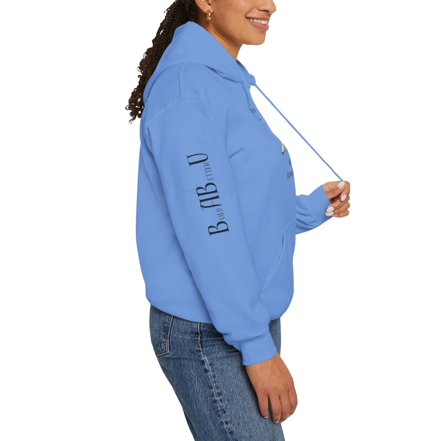 "Beautiful but Dangerous" Rose Floral Hoodie - Unisex Heavy Blend™