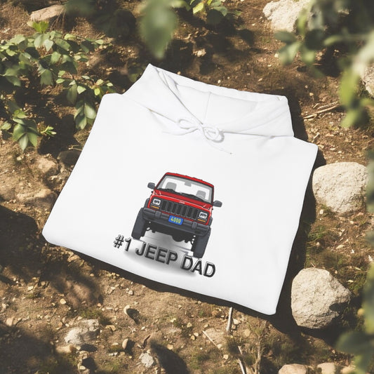 #1 Jeep Dad Sweatshirt - Unisex Heavy Blend Hoodie