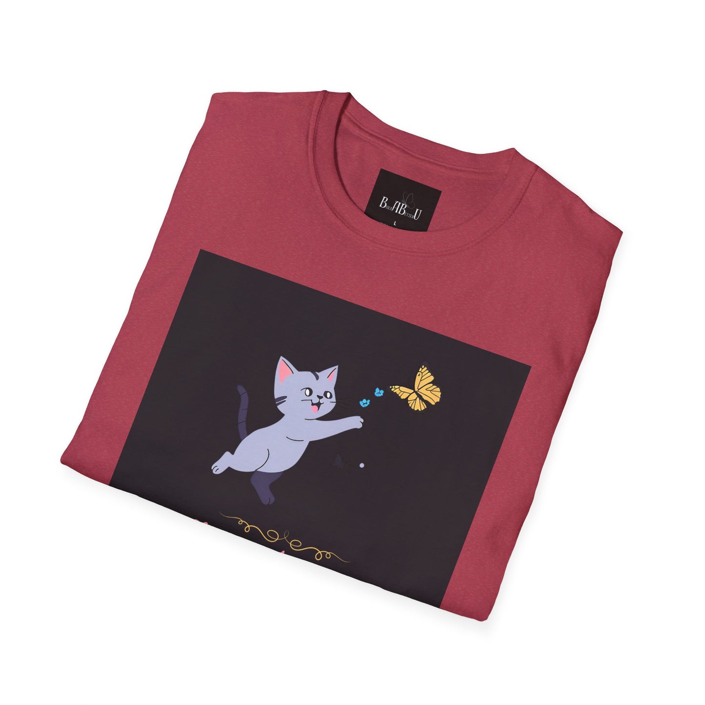 Chase Dreams Cat T-Shirt - Unisex Softstyle Tee for Cat Lovers