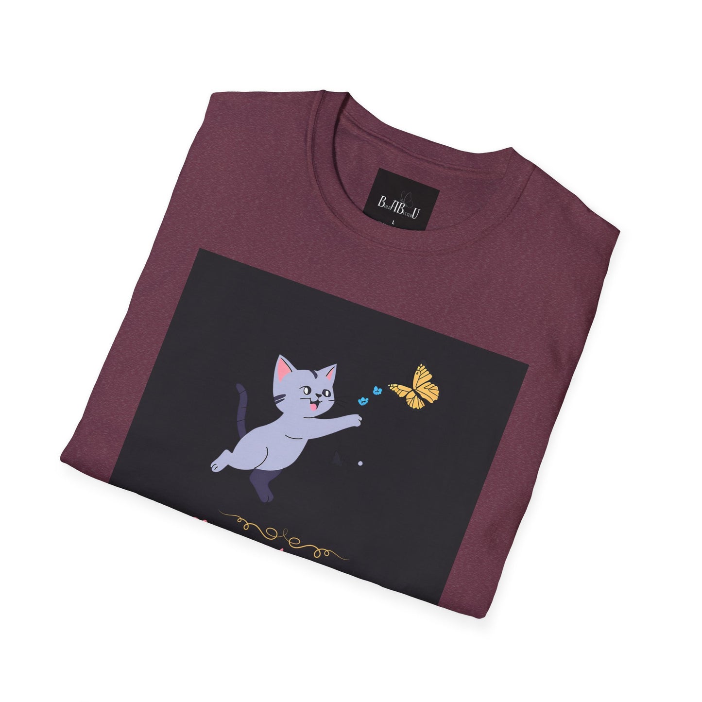 Chase Dreams Cat T-Shirt - Unisex Softstyle Tee for Cat Lovers