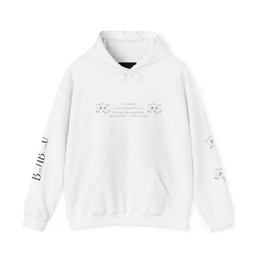 "Grow so much you become unrecognizable."- Inspirational Unisex Floral Hoodie
