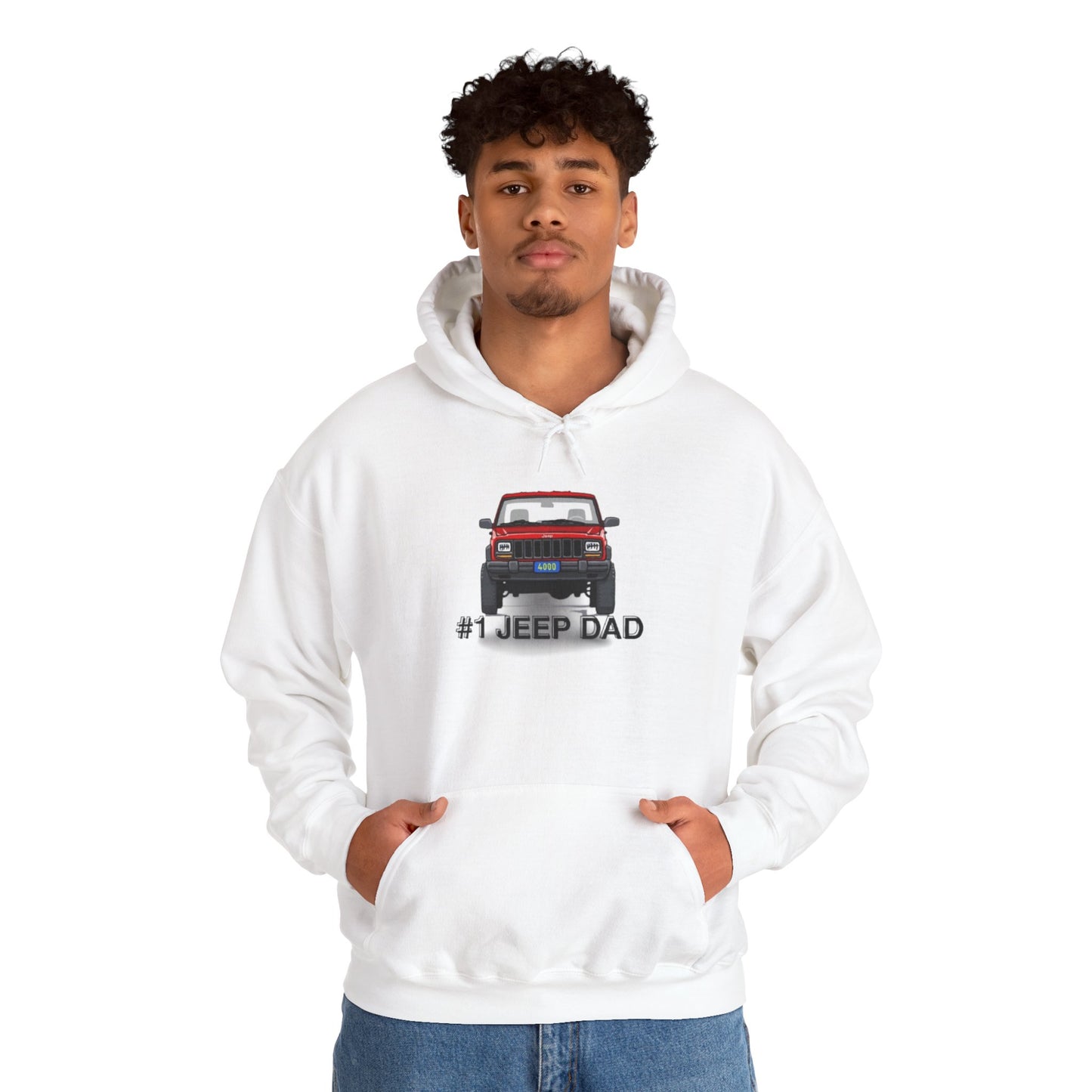 #1 Jeep Dad Sweatshirt - Unisex Heavy Blend Hoodie