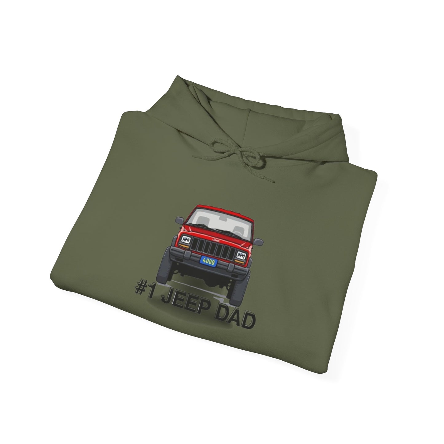 #1 Jeep Dad Sweatshirt - Unisex Heavy Blend Hoodie