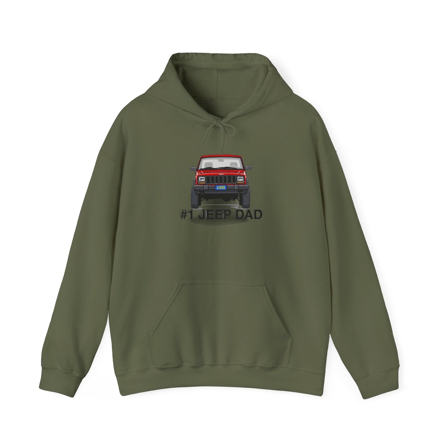 #1 Jeep Dad Sweatshirt - Unisex Heavy Blend Hoodie